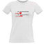 Women's T-shirt with your choice of photos, notes, white