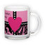 Frosted glass mug (300 ml)