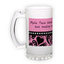 Frosted glass beer mug (500 ml)