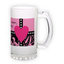 Frosted glass beer mug (500 ml)