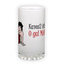 Frosted glass beer mug (500 ml)