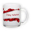 Frosted glass mug (300 ml)