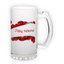 Frosted glass beer mug (500 ml)