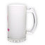 Frosted glass beer mug (500 ml)