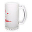 Frosted glass beer mug (500 ml)