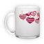 Frosted glass mug (300 ml)