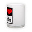 Frosted glass mug (300 ml)