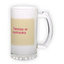 Frosted glass beer mug (500 ml)