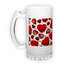 Frosted glass beer mug (500 ml)