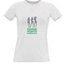 Women's T-shirt with your choice of photos, notes, white