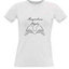 Women's T-shirt with your choice of photos, notes, white
