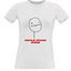 Women's T-shirt with your choice of photos, notes, white