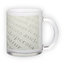 Frosted glass mug (300 ml)