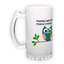 Frosted glass beer mug (500 ml)