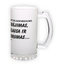 Frosted glass beer mug (500 ml)