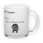 Frosted glass mug (300 ml)