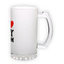 Frosted glass beer mug (500 ml)