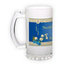 Frosted glass beer mug (500 ml)