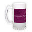 Frosted glass beer mug (500 ml)