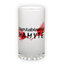 Frosted glass beer mug (500 ml)