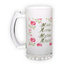 Frosted glass beer mug (500 ml)