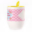 A cup with a spoon. Yellow (250 ml)