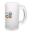 Frosted glass beer mug (500 ml)