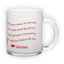Frosted glass mug (300 ml)