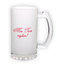 Frosted glass beer mug (500 ml)
