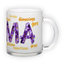 Frosted glass mug (300 ml)