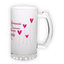Frosted glass beer mug (500 ml)