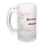 Frosted glass beer mug (500 ml)