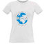 Women's T-shirt with your choice of photos, notes, white