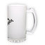 Frosted glass beer mug (500 ml)
