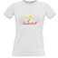 Women's T-shirt with your choice of photos, notes, white