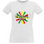 Women's T-shirt with your choice of photos, notes, white