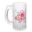 Frosted glass beer mug (500 ml)