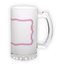 Frosted glass beer mug (500 ml)