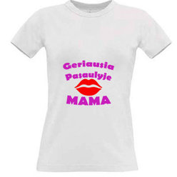 Women's T-shirt with your choice of photos, notes, white