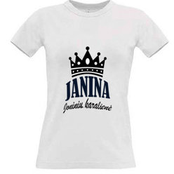 Women's T-shirt with your choice of photos, notes, white