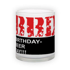 Frosted glass mug (300 ml)
