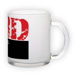 Frosted glass mug (300 ml)