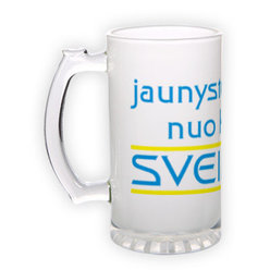 Matinio stiklo bokalas (500 ml)