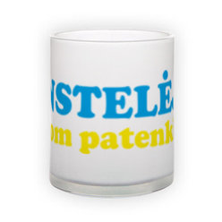 Frosted glass mug (300 ml)