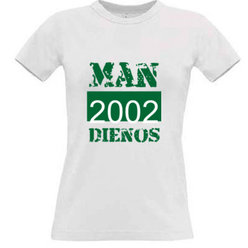 Women's T-shirt with your choice of photos, notes, white