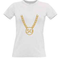 Women's T-shirt with your choice of photos, notes, white
