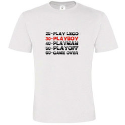 T -shirts with your photo, notes, white
