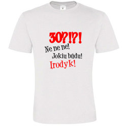 T -shirts with your photo, notes, white