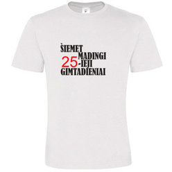 T -shirts with your photo, notes, white