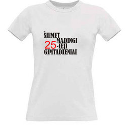 Women's T-shirt with your choice of photos, notes, white